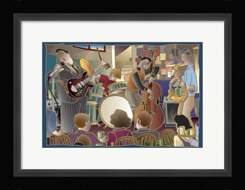 Framed Jazzband 2 Print