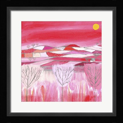 Framed Three Trees - Scottish Landscape Print