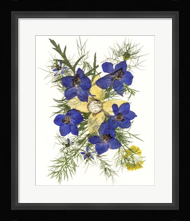 Framed Flower Fantasy 1 Print