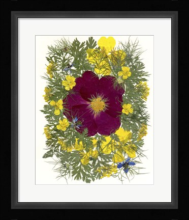 Framed Flower Fantasy 2 Print