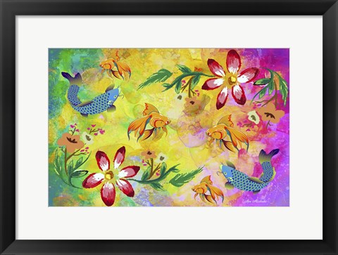 Framed Life And Color Print