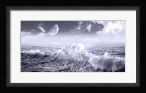 Framed Ocean Wave Print