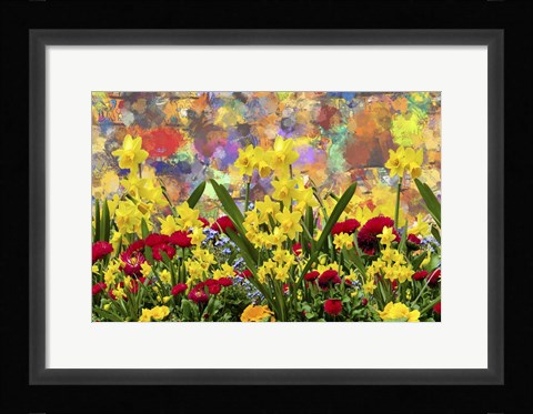 Framed My Garden Print