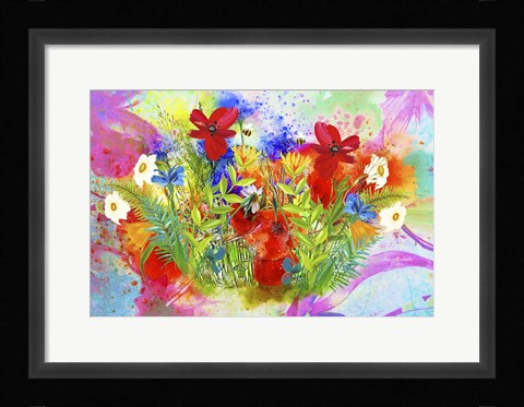 Framed My Garden2 Print