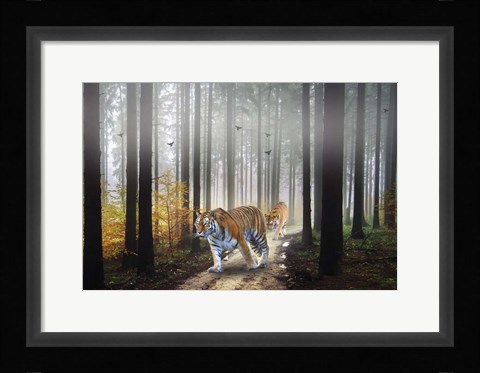 Framed Forest King Print
