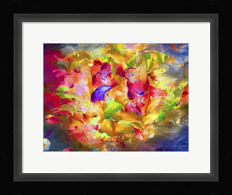 Framed Sea Of Colors Print