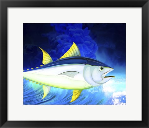 Framed Big Fish 2D Print