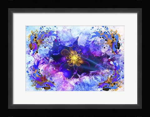 Framed Light And Colors Print