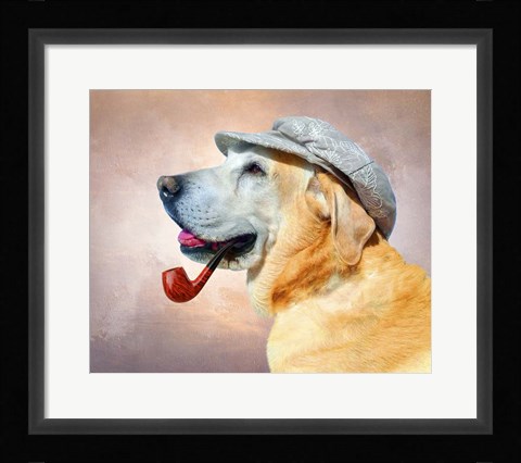 Framed Nice Pose Dude Print