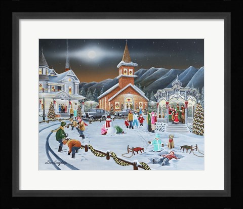 Framed Christmas Eve Print