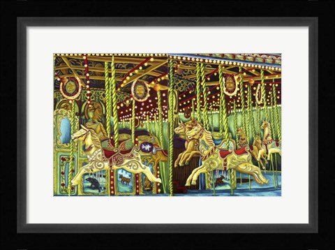 Framed Carousel Esther Sam Sally Print