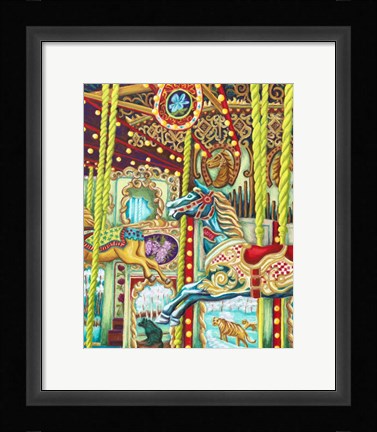 Framed Carousel Henri Henry Print