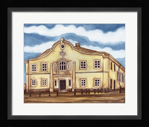 Framed Synagogue Telz Exterior Print