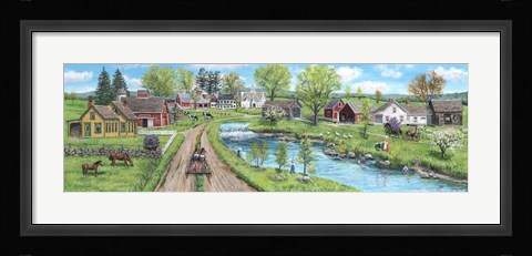 Framed Spillway Bridge Print