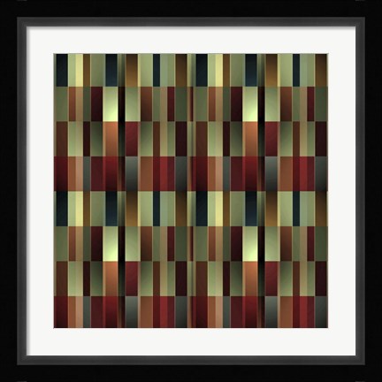 Framed Brandy Wine Pattern Print