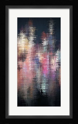 Framed City Lights Print