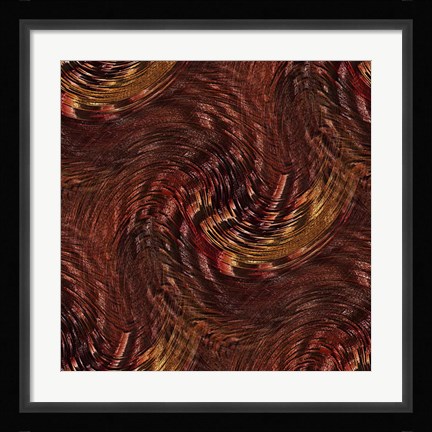 Framed Mixing Copper Metallic Print