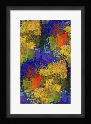 Framed Pixel World Print