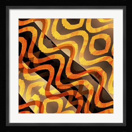 Framed Shimmering Heat Print