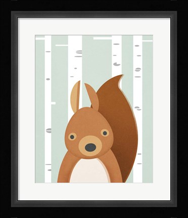Framed Squirrel Print