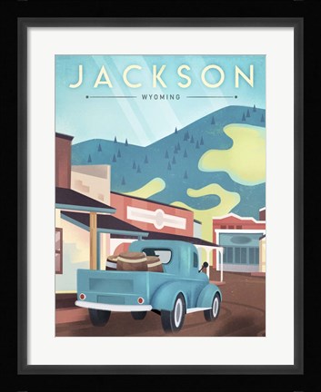 Framed Jackson Print