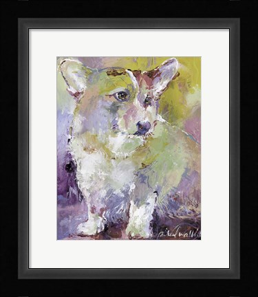 Framed Art Corgi Print