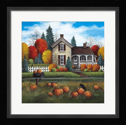 Framed Country Crows Print