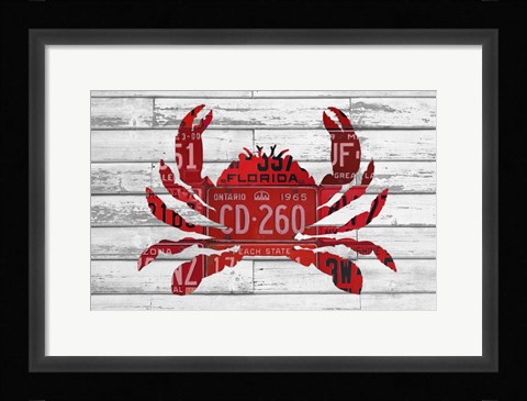 Framed Crab Print