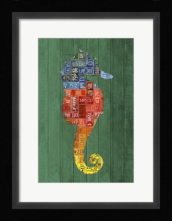 Framed Seahorse Print