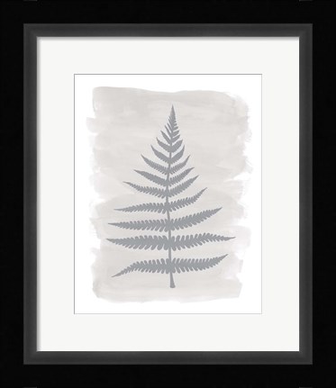 Framed Fern1 F Print
