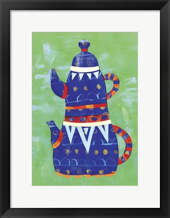 Framed Turkish Tea Pots 2 Print