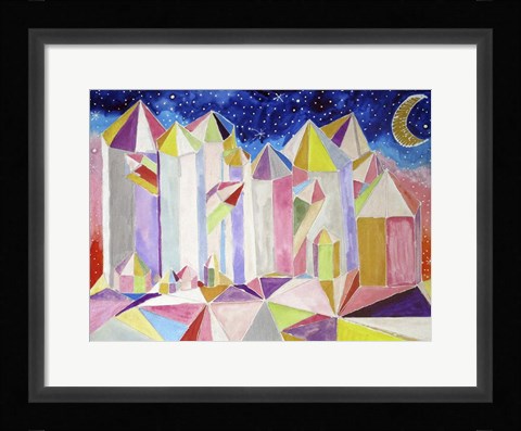 Framed Angel Aura Quartz Print