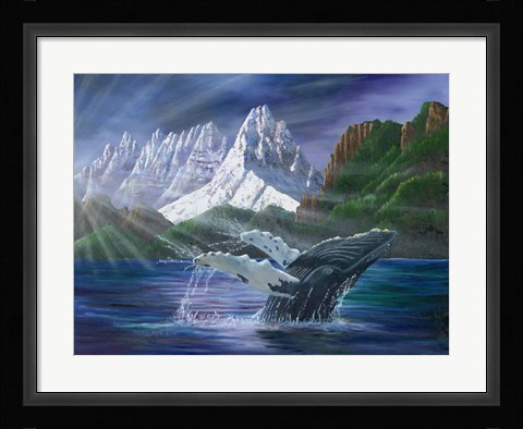 Framed Catching-Rays Print