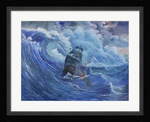 Framed Denizen From The Deep Print