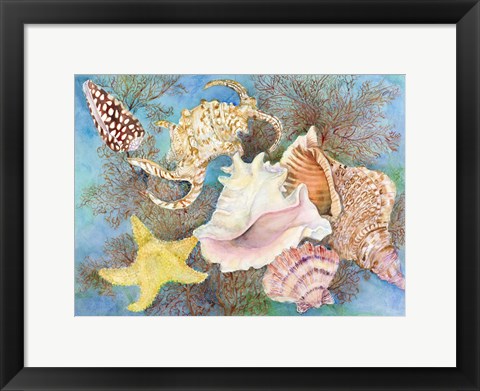 Framed Gifts from the Sea Print