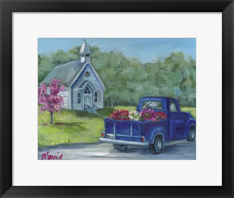 Framed Stocking Up Print