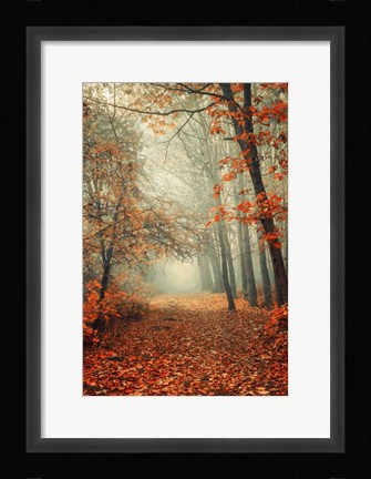 Framed Autumn Rust Print