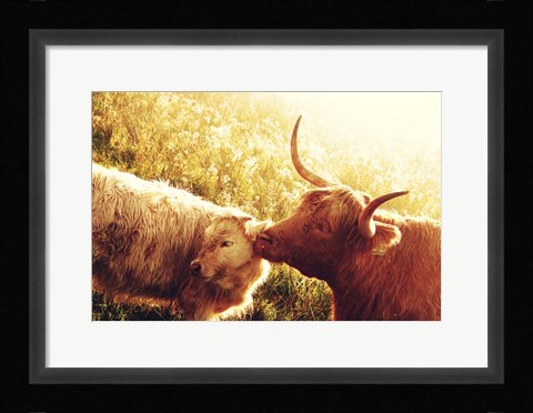 Framed Fenella with Her Daughter Print