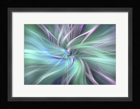 Framed Mystery of Colors Fields of Ice Print