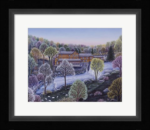 Framed Cobbs Mill Inn Spring Print