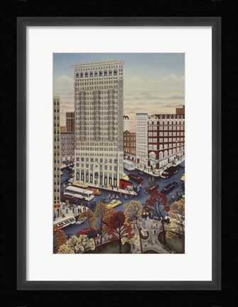 Framed Flatiron Autumn Print