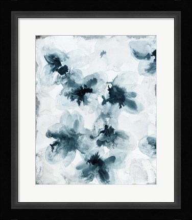 Framed Dogwood Monochrome 1 Print