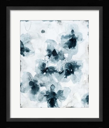 Framed Dogwood Monochrome 2 Print