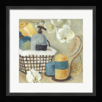 Framed Bathroom Accessories I Print