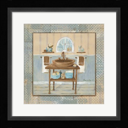 Framed Copper Sink Variation Print