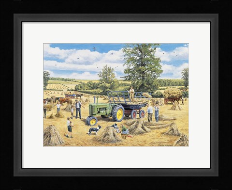 Framed Family Harvest Print