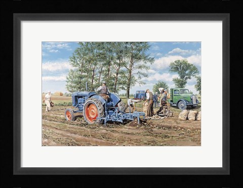 Framed Lifting the Crop Print