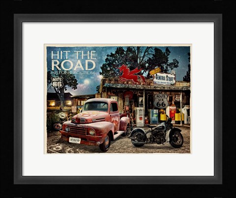 Framed Evening Shade Print