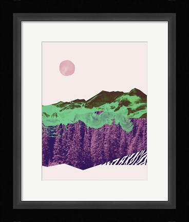 Framed Lost Track Print