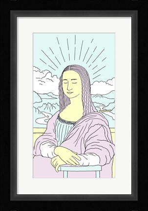 Framed Monalisa Print